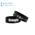 Wholesale bulk cheap mixed color filled custom silicone wristband bracelet for sale